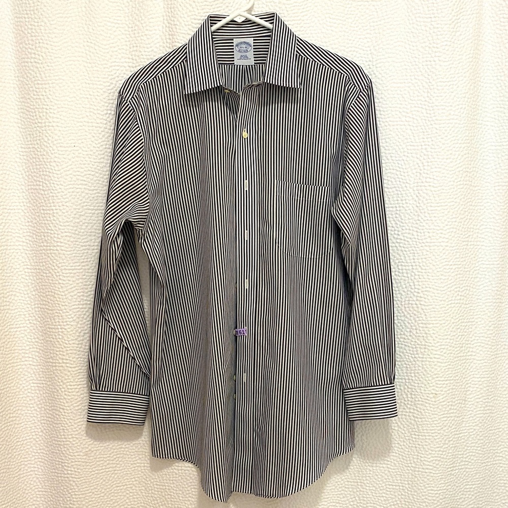 Brooks brothers classic striped button down.